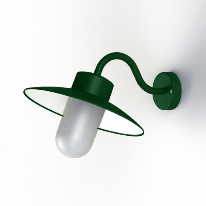 Mattglas tannengrün